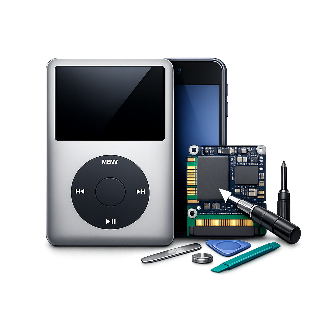 logic board repair ipod video classic touch