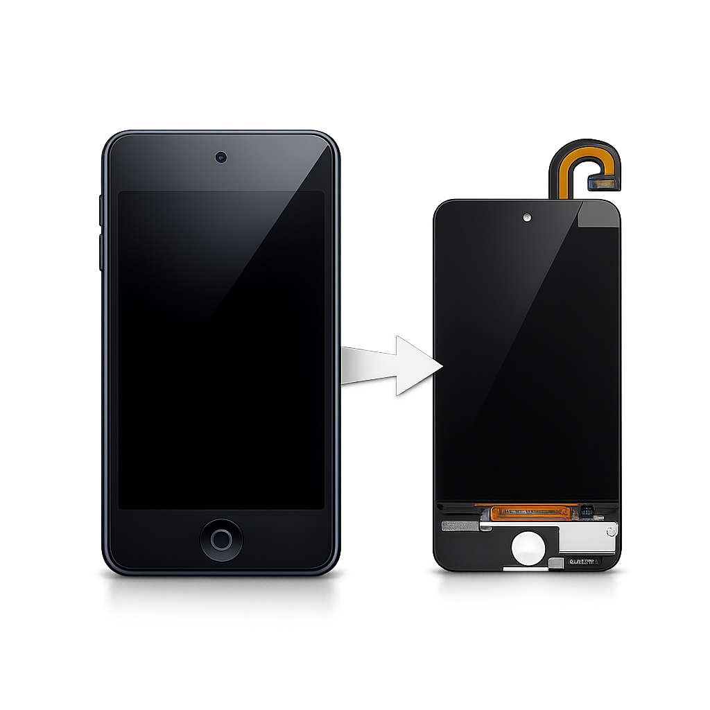 iPod touch replacement LCD screen assembly