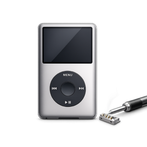 ipod video classic battery terminal connector repair replacement