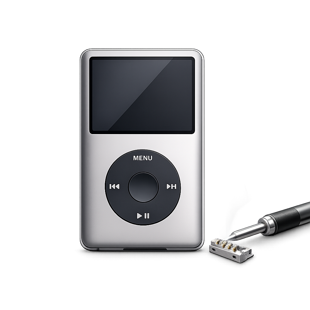 ipod video classic battery terminal connector repair replacement