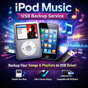 iPod music USB backup service