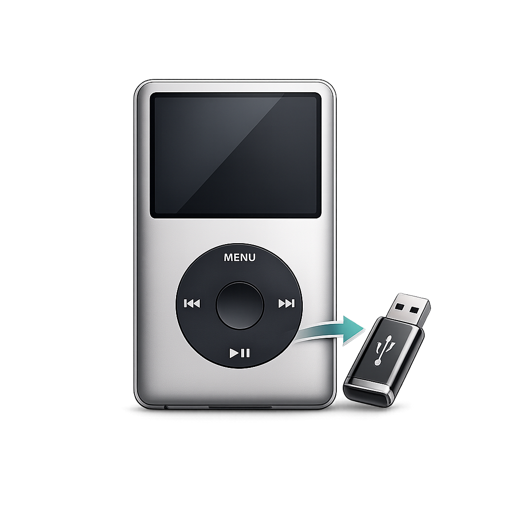 ipod music backup to usb service
