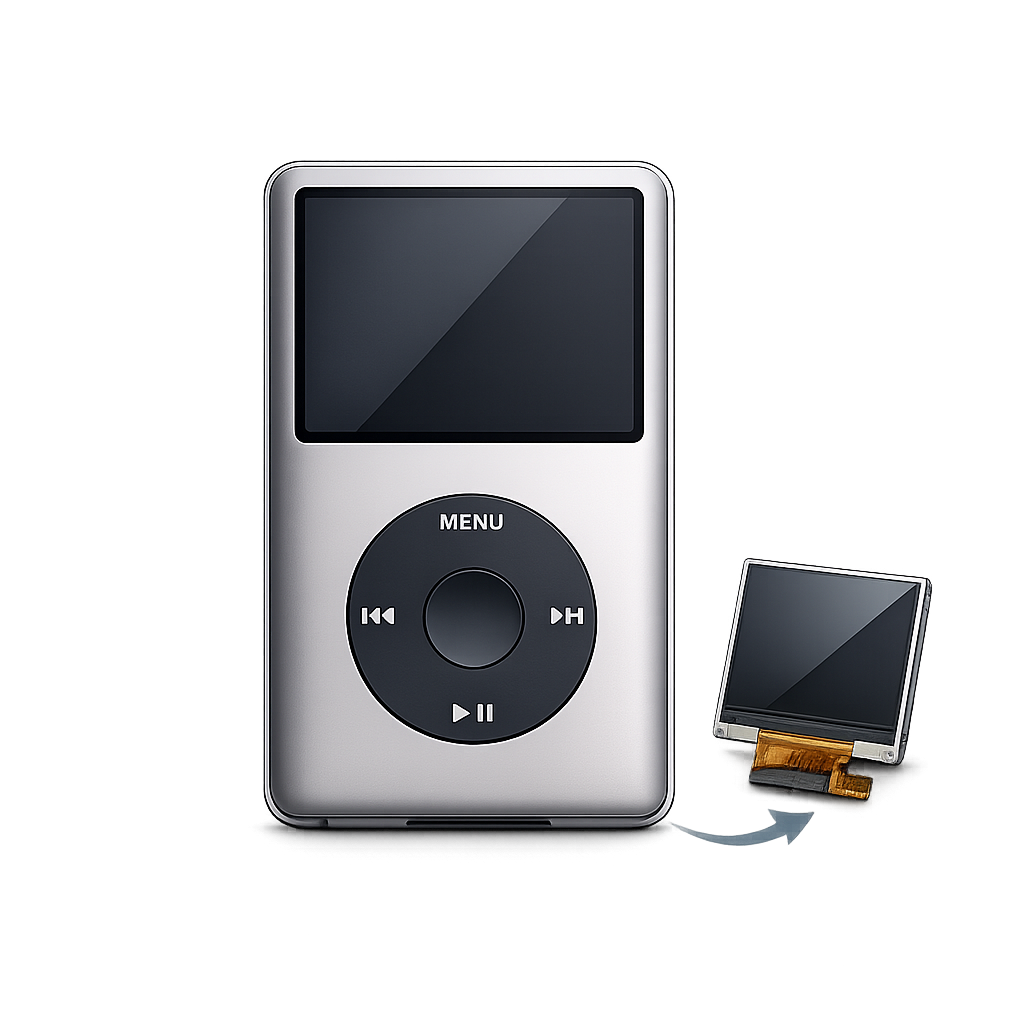 ipod video classic lcd screen repair replacement